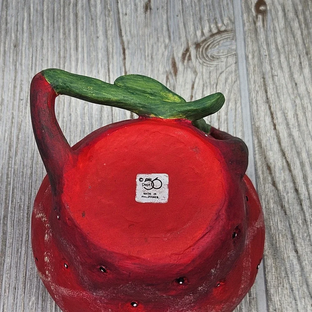 Patience Brewster Dept 56 Tutti Fruitti Strawberry Fairy Trinket Box Figurine